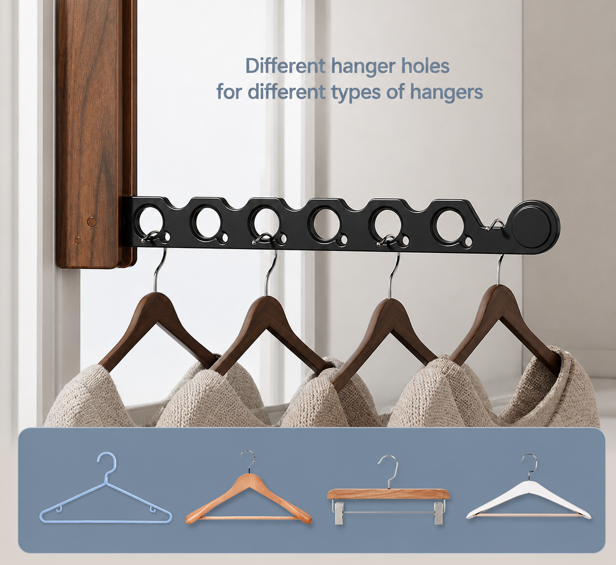 Wall Mounted Folding Clothes Drying Rack